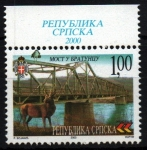 Stamps Bosnia Herzegovina -  serie- Puentes