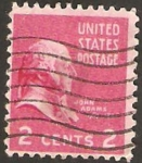 Stamps United States -  john adams