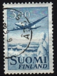 Sellos de Europa - Finlandia -  Correo aéreo- DC-6
