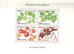 Stamps Monaco -  Las cuatro estaciones del granado