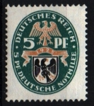 Stamps Germany -  serie- Beneficencia- Escudos
