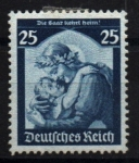 Stamps Germany -  serie- Reanexión de Sarre