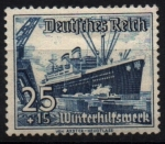 Stamps Germany -  serie- Barcos