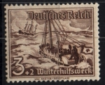 Stamps Germany -  serie- Barcos