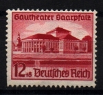 Stamps Germany -  Inauguración teatro Sarrebruck
