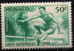 Sellos de Europa - M�naco -  serie- Juegos Olímpicos LONDRES'48