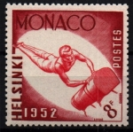 Stamps Monaco -  serie- Juegos Olímpicos HELSINKI'52