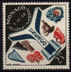 Stamps Monaco -  Inauguración nueva sede UNESCO