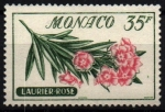 Sellos de Europa - M�naco -  serie- Flores