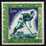 Stamps Monaco -  Juegos Olímpicos- MEXICO'68