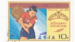 Stamps North Korea -  CAMPEONATO TENIS DE MESA