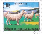 Stamps Mongolia -  OVEJAS