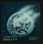 Sellos de Asia - Bhut�n -  serie- APOLO XVII