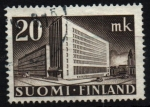 Sellos de Europa - Finlandia -  Serie Basica- Edificio de Correos Helsinki