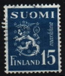 Stamps Finland -  Escudo de armas
