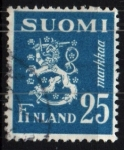 Stamps Finland -  Escudo de armas