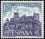 Stamps Spain -  ESPAÑA 1970 1978 Sello Nuevo Castillos de España Monterrey Verin Orense