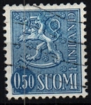 Stamps Finland -  Escudo nacional