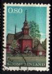 Stamps Finland -  Turismo- Iglesia de madera de Keuru
