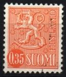 Sellos de Europa - Finlandia -  Escudo nacional