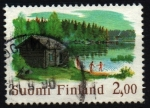 Sellos de Europa - Finlandia -  La sauna