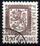 Stamps Finland -  Escudo nacional