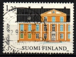 Sellos de Europa - Finlandia -  serie- Arquitectura- Casas señoriales