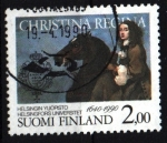 Stamps Finland -  350 aniv. universidad de Helsinki