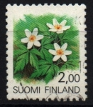 Sellos de Europa - Finlandia -  Anemona de bosque