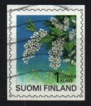 Sellos de Europa - Finlandia -  Cerezo aliso