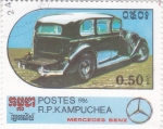 Stamps Cambodia -  COCHE DE ÈPOCA-MERCEDES BENZ