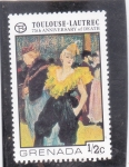 Stamps Grenada -  75 aniv. muerte TOULOUSE-LAUTREC 