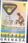 Sellos de America - Granada -  50 aniversario de niñas guia en Grenada