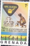 Stamps Grenada -  50 aniversario de niñas guia en Grenada