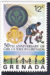 Sellos del Mundo : America : Granada : 50 aniversario de niñas guia en Grenada