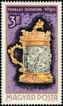 Stamps : Europe : Hungary :  Tankard, 1690