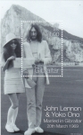 Sellos de Europa - Gibraltar -  John Lennon & Yoko Ono en Gibraltar
