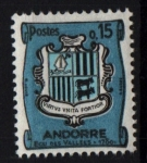 Stamps Andorra -  Escudo nacional