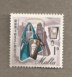 Stamps Europe - Malta -  Navidad 1966
