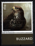 Stamps Isle of Man -  serie- Aves de presa