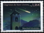 Stamps Andorra -  Lagrimas de San Lorenzo