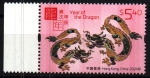 Stamps Hong Kong -  serie- Año del Dragon
