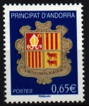 Sellos de Europa - Andorra -  Escudo nacional