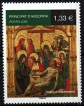 Stamps Andorra -  Pintura- Iglesia de San Martín