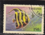 Sellos de Africa - Tanzania -  PEZ TROPICAL