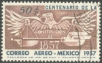 Stamps America - Mexico -  Centenario de la constitución de 1857.