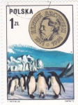 Stamps Poland -  Pingüinos