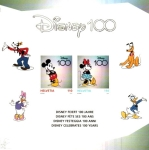 Stamps Switzerland -  Centenario Disney