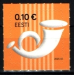 Stamps Europe - Estonia -  Cuerno Postal