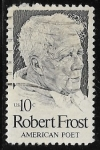 Sellos del Mundo : America : Estados_Unidos : Robert Frost (1873-1963), Poeta
